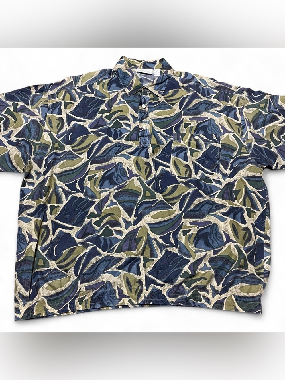 Vintage Silk Polo Shirt